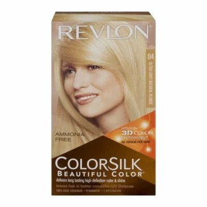 Revlon ColorSilk Hair Color Ammonia Free 04 Ultra Light Natural Blonde Pack of 3 - Picture 1 of 1