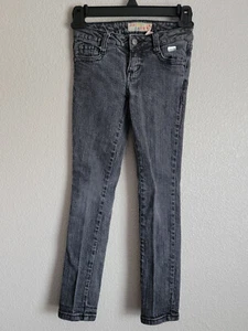 Zana Di Jeans Girls Size 7 Slim Straight Denim Black - Picture 1 of 11