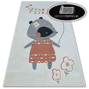 Modern Kinder Teppich PASTEL Maus Weich und dicht Gewebtem Balta Flachflor - Picture 1 of 9
