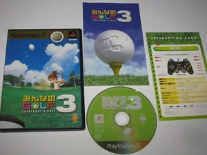 Minna no Golf 3 (Mega Hits) Everybody's Golf PS2 Japan import US Seller - Picture 1 of 6