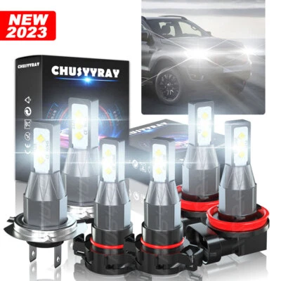 Faro LED + bombillas antiniebla 6X para GMC Acadia 2007 2008 - 2011 2012 Foto 1 de 4