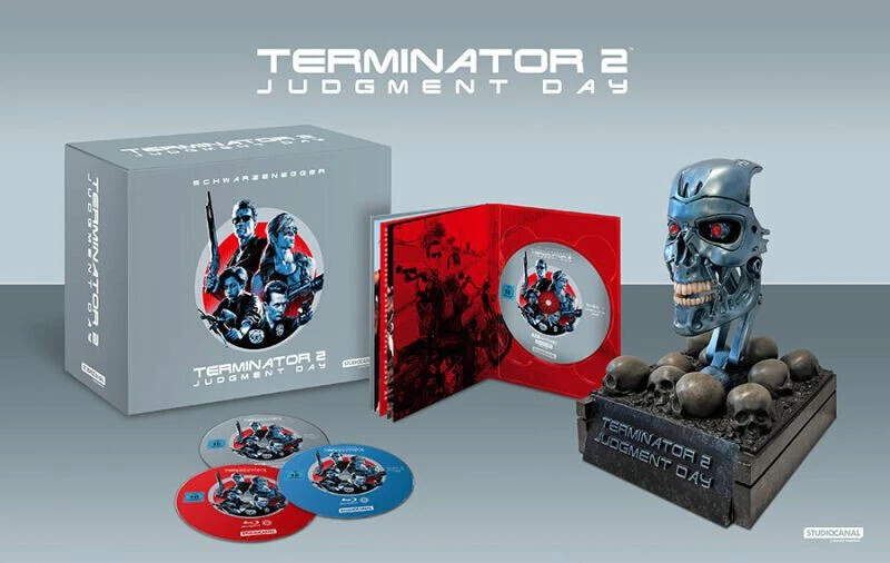 Terminator 2: Judgement Day (4K UHD + 3D/2D) 30th Anniversary - ENDO SKULL - NEU - Bild 1 von 4