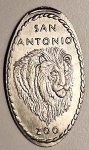 León Zoológico de San Antonio Cuarto Alargado Diseño Retirado-CRC - Imagen 1 de 2