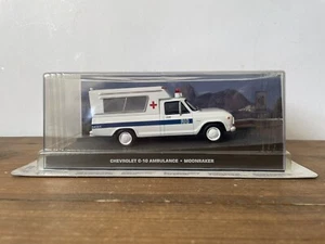 CHEVROLET C-10 AMBULANCE #96 007 James Bond Car Collection MOONRAKER DIECAST - Picture 1 of 6
