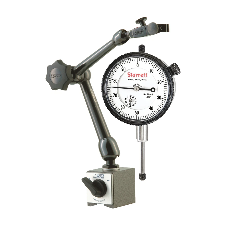 Noga MG61003 Base Magnética y Juego de Indicador de Dial Starrett 1" Foto 1 de 1