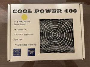 COOL POWER 400W ATX POWER SUPPLY UNIT GM400WP - Picture 1 of 4
