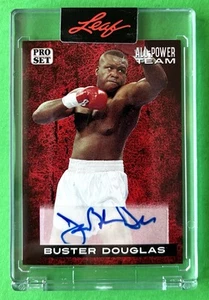 BUSTER DOUGLAS 2022 Pro Set All-Power Team *AUTOGRAPH AUTO* #APT-BD2 Mike Tyson - Picture 1 of 2