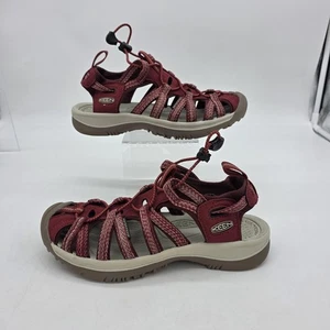 Sandalias Keen para mujer talla 7 rojas senderismo agua zapatos punta cerrada 37,5 EU Bungee - Imagen 1 de 10
