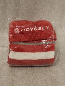 NEW Sealed ODYSSEY WHITE HOT LONG BELLY PUTTER SOCK HEADCOVER HEAD COVER - Picture 1 of 2