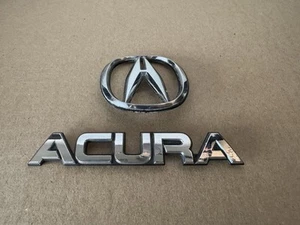 🟦FREE SHIPPING OEM 1994-2001 Acura Integra Rear Emblem Badge Set 94-01 DC2 DB8 - Picture 1 of 5