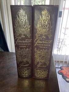 The Gourmet Cookbook Revised Volume 1 & 2 (Not Revised) Hardcover Vintage (Good) - Picture 1 of 10