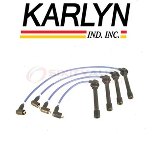 Karlyn Spark Plug Wire Set for 1997-2007 Hyundai Tiburon 2.0L L4 - Ignition qp - Picture 1 of 5