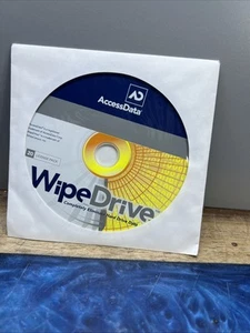 WipeDrive 3.0 20 License Pack Completely Erases Hard Drive Windows XP, 2000, NT - Picture 1 of 2