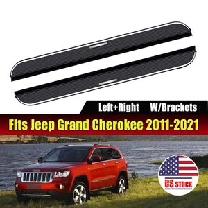Foot Steps fit for Jeep Grand Cherokee 2011-2021 Running Boards Side Steps Nerf - Picture 1 of 15