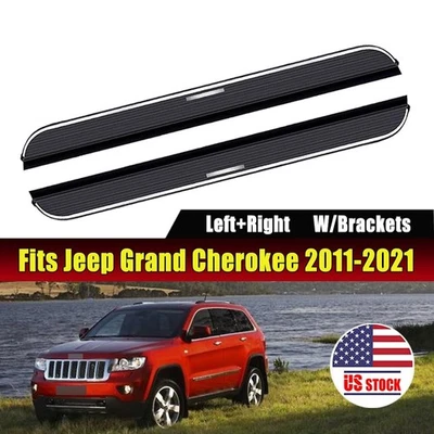 Foot Steps fit for Jeep Grand Cherokee 2011-2021 Running Boards Side Steps Nerf - Image 1 of 4