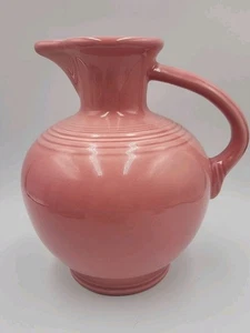 Homer Laughlin Fiesta Rose Carafe Fiestaware Pink Pitcher USA EUC - Picture 1 of 5