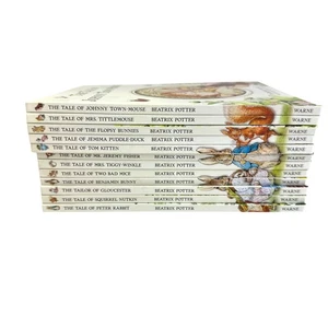 Beatrix Potter Peter Rabbit 12 Book Set by Warne 2016 Like New - Picture 1 of 3
