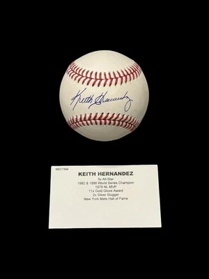 Keith Hernández Firmado Oficial MLB Mets 11x Guante de Oro TRISTAR CERTIFICADO DE AUTENTICIDAD HOF Foto 1 de 3