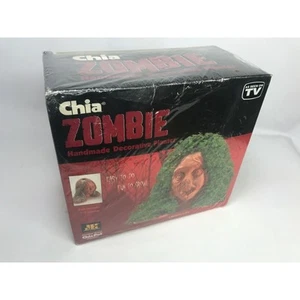 ZOMBIE Lifeless Lisa CHIA PET Handmade Decorative Planner Halloween Walking Dead - Picture 1 of 8