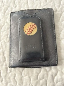New York Yankees MLB Baseball Game Ball Business Credit Card Cash Wallet - Picture 1 of 7