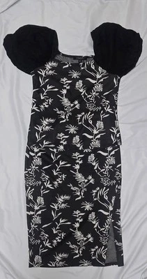 Conjunto Top y Falda Marc New York - Top Grande y Falda Mediana - Negro con Estampado Crema Foto 1 de 4