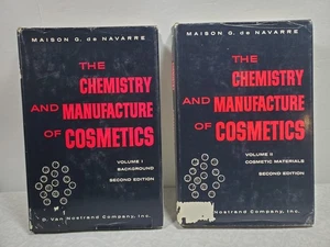 The Chemistry and Manufacture of Cosmetics Volume 1 & 2 Maison Navarre - Imagen 1 de 7
