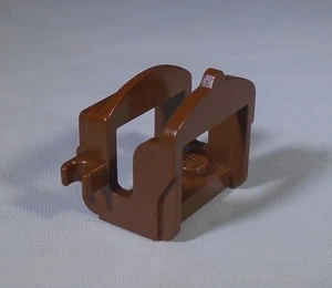used LEGO System brown Horse Saddle with two side clips (1996-2002) - Picture 1 of 1