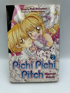 Pichi Pichi Pitch Mermaid Melody Vol 7 Manga 1st Printing Pink Hanamori English - Picture 1 of 8