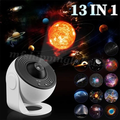 Galaxy Projector 13 in 1 Planetarium Star Projector Starry Night Light Nebula US