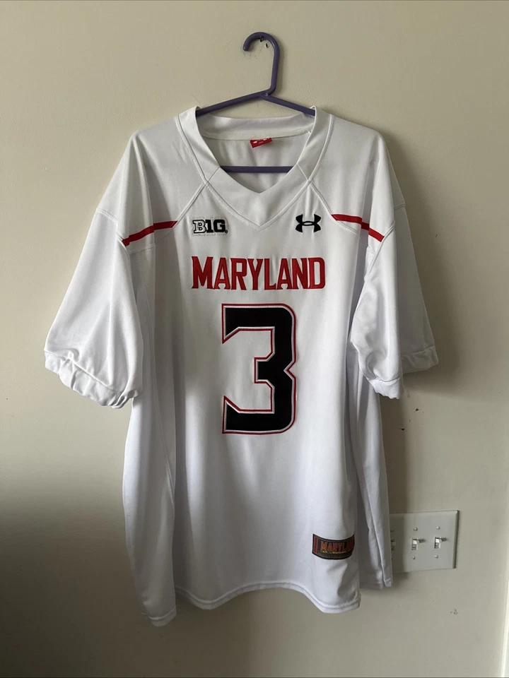 Camiseta deportiva para hombre Under Armour Taulia Tagovailoa #3 Maryland Terrapins talla 3XL - RARA Foto 1 de 4