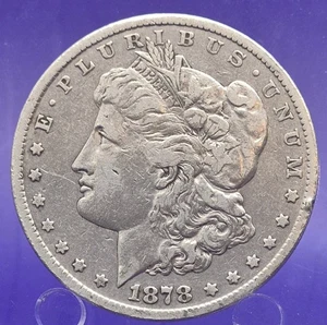 ⭐ 1878-CC Morgan Silver $1 Dollar KEY Date! Carson City $1 Full Liberty 1st Year - Picture 1 of 2