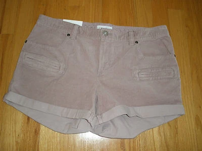 * Womens Calvin Klein CK Shorts Size Sz 8 Purple Mauve Corduroy Cotton Spandex   - Image 1 of 4