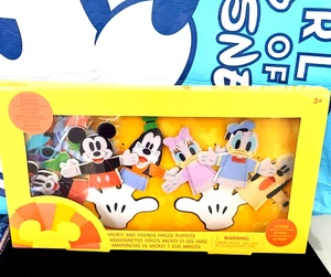 NUEVO DISNEY Títeres de Dedo Mickey Mouse y Amigos, Fieltro Suave, Parques Disney - Imagen 1 de 10
