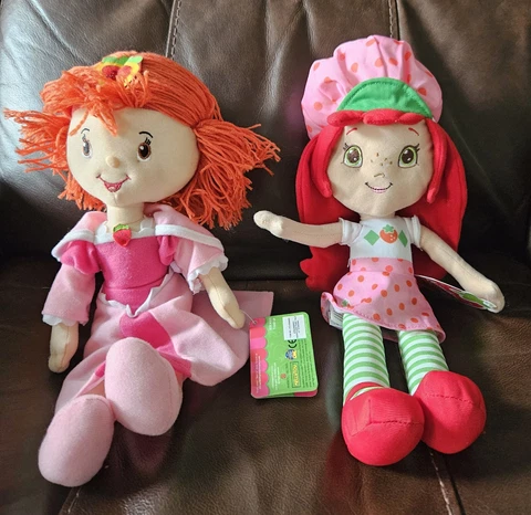 STRAWBERRY SHORTCAKE 13" Fairy Tale 14" Girl Plush Dolls Witn Tags Cover