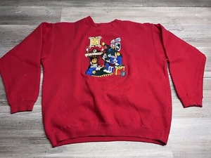 Sudadera de Navidad de colección Looney Tunes Bugs Bunny Taz Piolín Lucas Silvestre - Imagen 1 de 6