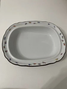 Servierplatte Meissen Blumen-und Goldranddekor 31x24cm 23 - Imagen 1 de 10
