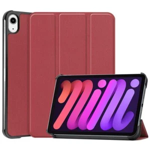 Hybrid Case for iPad mini 6 6th Generation Leather Stand Cover Magnetic Smart - Picture 1 of 35