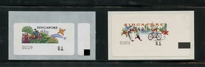 P527 Singapur 1997 FRAMA Etiketten Healthy Singapore 2v. MNH - Bild 1 von 1