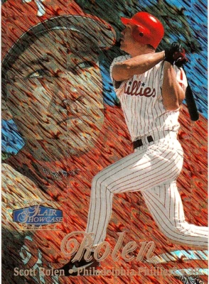 1998 Scott Rolen Flair Showcase Row 1 Sec 2 Seat 20 Philadelphia Phillies - Image 1 of 2