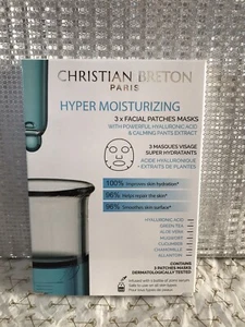 Christian Breton Paris Hyper Moisturizing 3 x Facial Patches Masks (3 x 20ml) - Picture 1 of 1