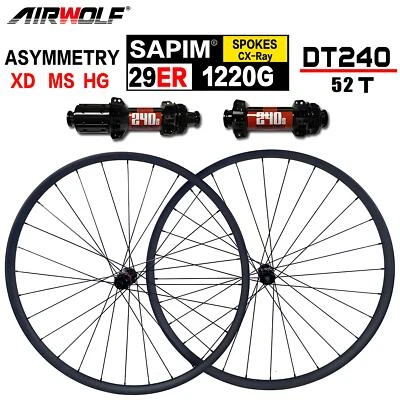 AIRWOLF T1100 29er Boost Laufradsatz 29 Zoll Plus XC DT240 1220g Laufräder - Bild 1 von 4
