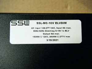 Solid State Liminaires SSL-MC-10V ELVDIM 0-10V Dimmmodul, 120-277V INPUT - Bild 1 von 10