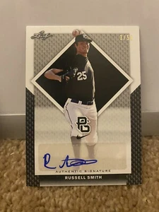 2016 Leaf Perfect Game National Showcase Black /50 Russell Smith #BA-308 Auto - Picture 1 of 2