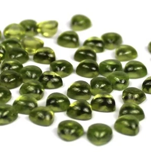 Piedras preciosas sueltas de peridoto de 5 mm-6 mm (paquete de 5 piezas) peridoto natural - Imagen 1 de 6
