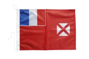 Wallis und Futuna Bootsfahne Bootfahne Fahnen Flaggen fürs Boot 30x40cm - Picture 1 of 1