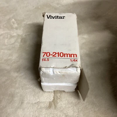 Vivitar 75-205mm f/4.5  microscoping lens for camera used For Parts - Image 1 of 4