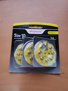 Hearing Aid Battery Mercury Free Premium Zinc Air Size 10 24-pack Exp 2/2025 - Picture 1 of 9