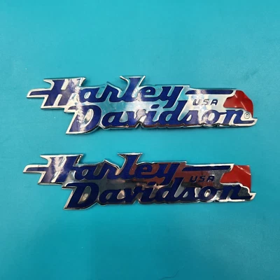 Insignias de tanque de gasolina Harley Davidson Sportster OEM Foto 1 de 4