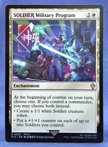 Programa Militar SOLDADO - Magic The Gathering - Commander: Final Fantasy - Excelente Casi Nuevo - Imagen 1 de 2