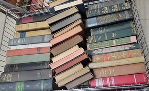 Lot of 20 Decorative Old, Rare & Random Vintage Hardcover Books - Picture 1 of 4